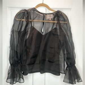 Cing a Sept top organza